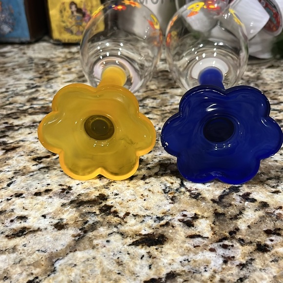 Vintage 1999 Warner Bros Store Looney Tunes Tweety Bird Plastic Glass Set - Picture 7 of 9